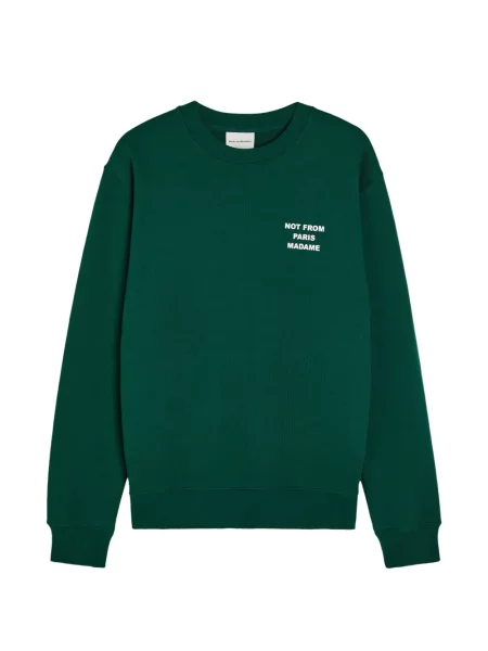 Hanorac crewneck Drole De Monsieur verde