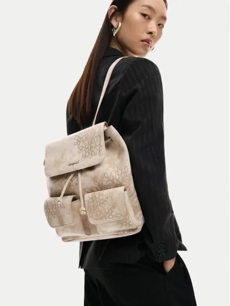 Rucsac Desigual elegant bej