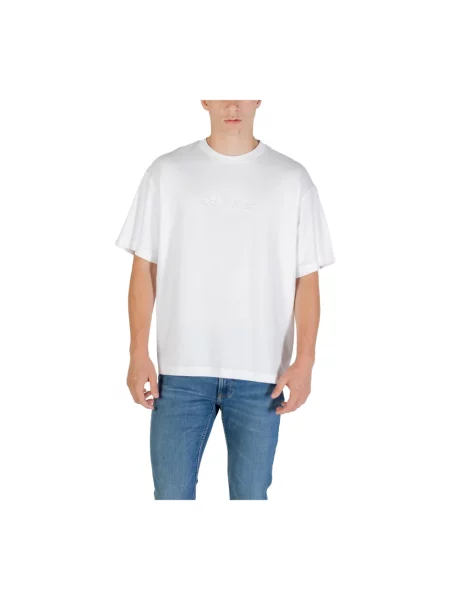 Calvin Klein t-shirt z aplikacją biały