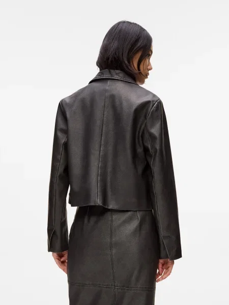 KARL LAGERFELD JEANS Blézer DISTRESSED' fekete