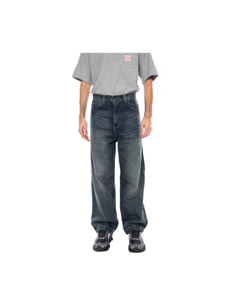 Jeansy Carhartt Wip niebieskie
