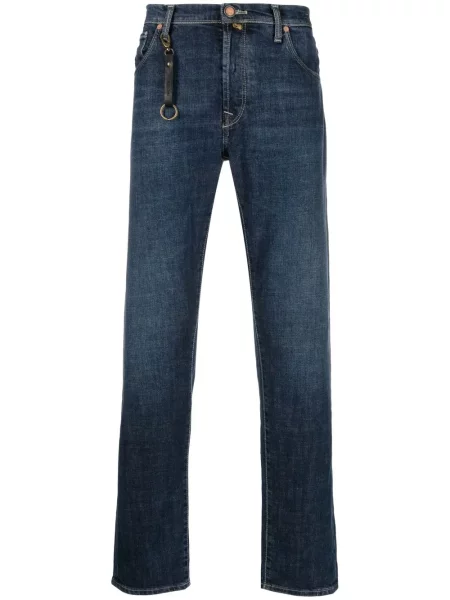 Blugi drepți Incotex albastru