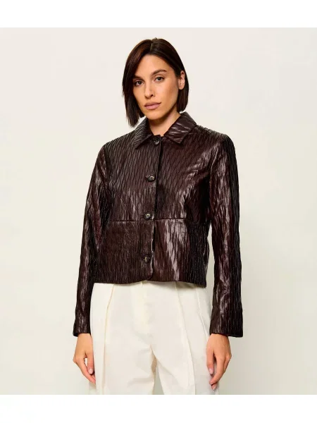 GUESS Geacă Walker Wave | Relaxed fit maro