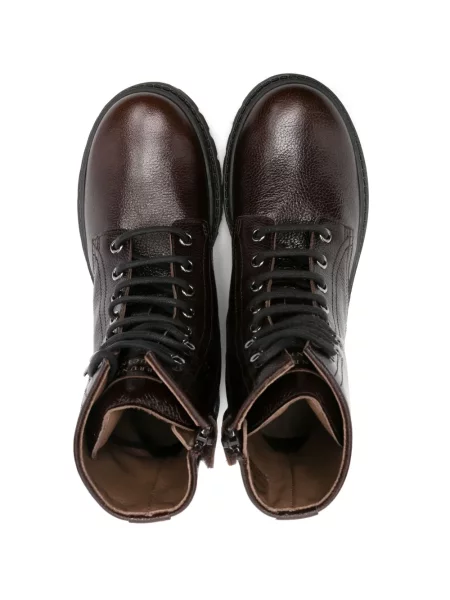 Buty do kostki dziecięce Brunello Cucinelli brązowe