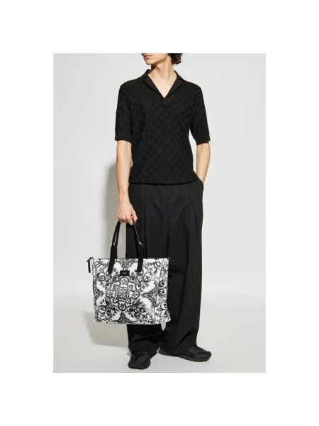 Koszulka polo Dolce And Gabbana czarna