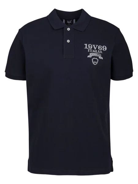 ITALIA Póló tengerészkék fehér