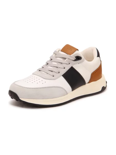 Buty do biegania Tod's skórzane do biegania białe