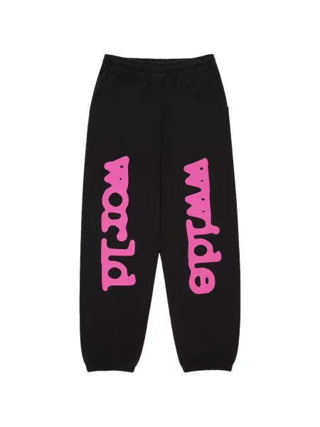 Pantaloni Sp5der alergare negru
