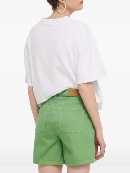 Pantaloni scurți Desigual cu 5 buzunare verde