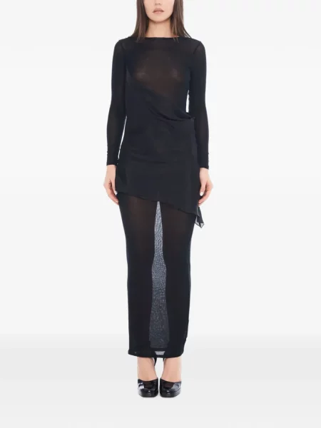 Rochie maxi Tessitura Body Couture negru