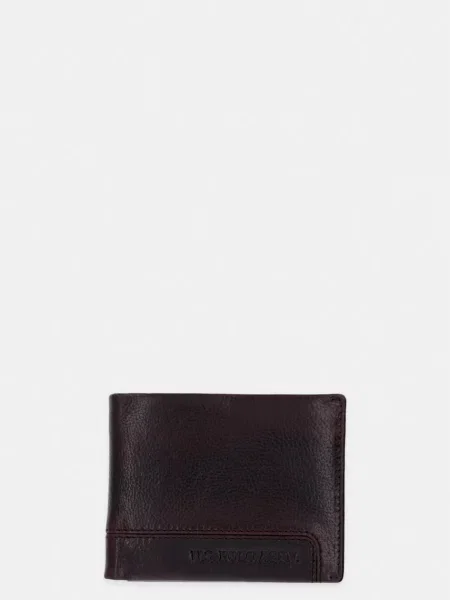 U.S. Polo Assn. Usnjena denarnica GORDON rjava
