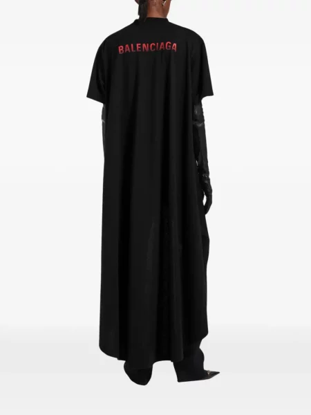 Tricou Balenciaga cu imagine negru