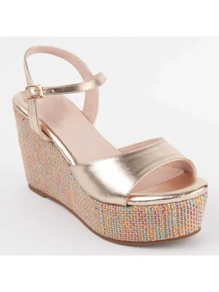 Pantofi Montevita auriu