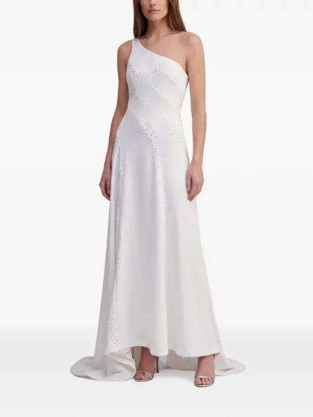 Rochie maxi Marco Gabrielli Atelier cu un umăr gol alb