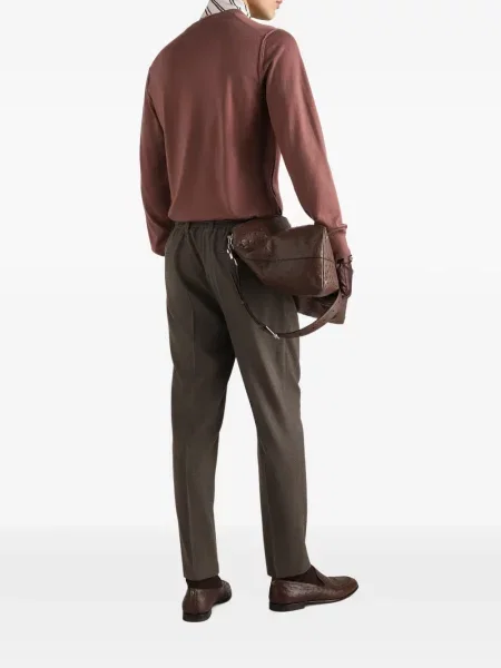 Flanelės kelnės Dolce & Gabbana ruda