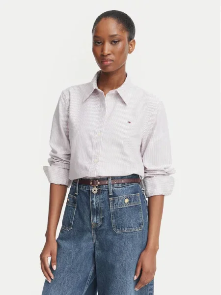 Tommy Hilfiger Риза Тъмнорозов