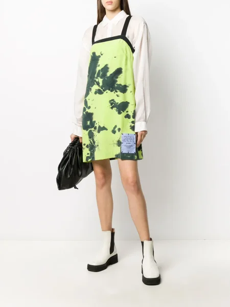 Rochie Mcq cu imagine de costum galben