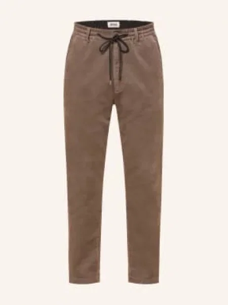 Drykorn Spodnie Z Sztruksu Deger O Kroju Regular Fit beige beżowe