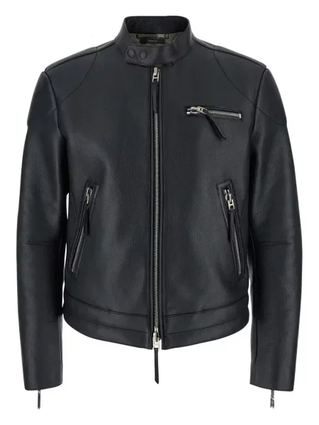 Kožená bunda Tom Ford černá