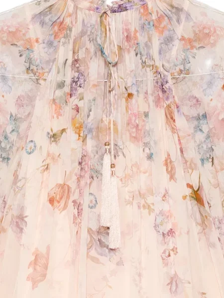 Bluză Zimmermann cu model floral cu imagine