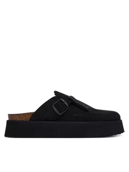 Klapki D.Franklin czarne