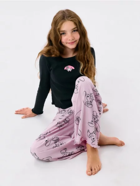 Sinsay Dvoudílné pyžamo My Melody krémová