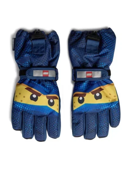 Lyžařské rukavice LEGO modré
