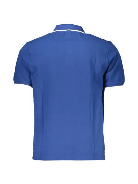 Tricou polo North Sails cu autograf albastru