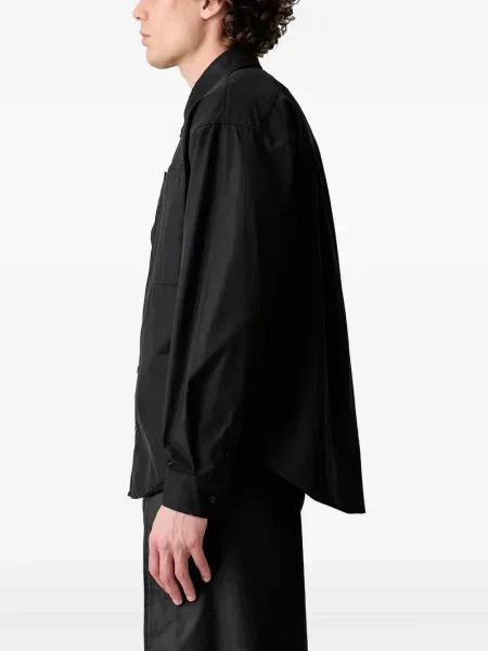 Cămașă Rains cu broderie negru