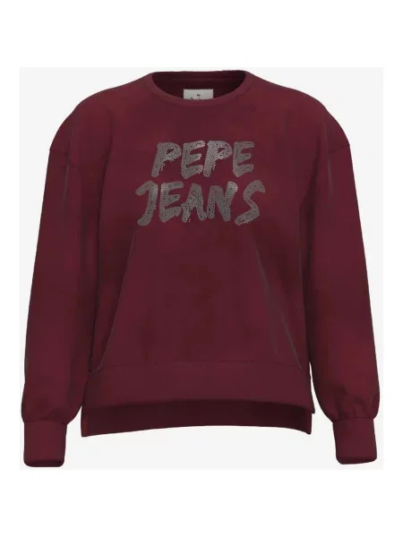 Bluza Pepe Jeans Bailey w kolorze bordowym XS czerwona
