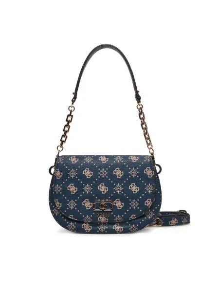 Сумка Guess с автографом синяя