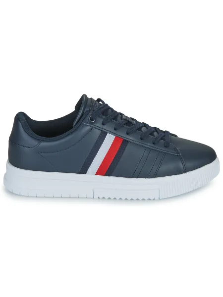 Bőr félcipo Tommy Hilfiger kék