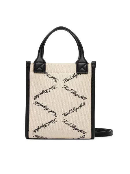 Karl Lagerfeld Crossbody torba za žene K/VILLE bež