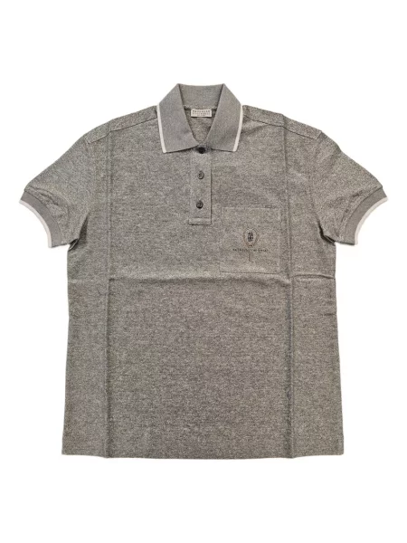 Polo Brunello Cucinelli szare