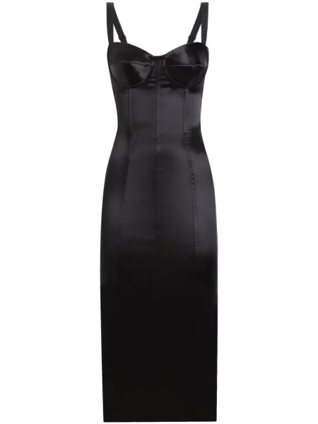 Rochie midi Dolce & Gabbana până la genunchi de costum negru