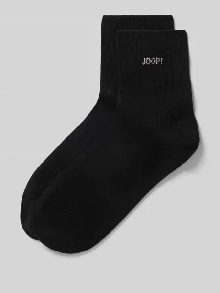 Skarpety z obszyciem z kamieni stras Joop! Collection czarne
