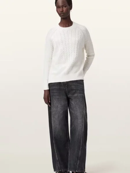 Шерстяной свитер Allsaints белый