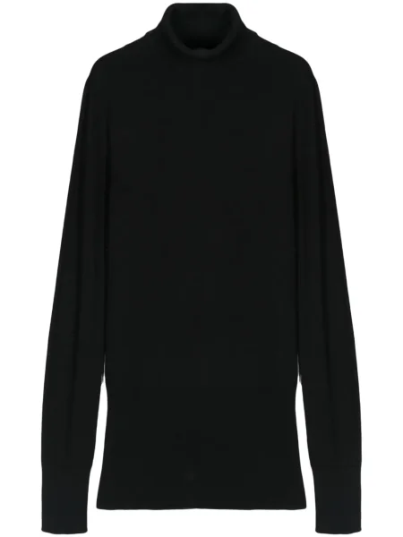 Pulover Aeron din lână merinos negru