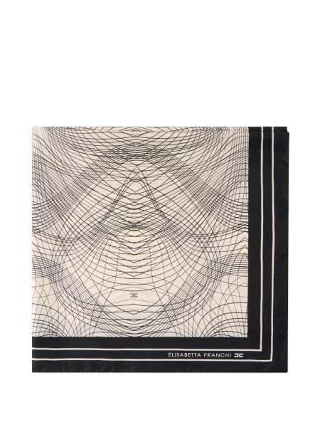 Šal Elisabetta Franchi s printom s apstraktnim uzorkom