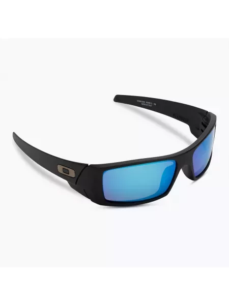 Okulary przeciwsłoneczne Oakley Gascan matte black/prizm sapphire polarized czarne