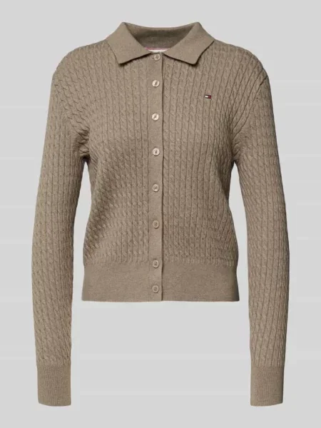 Kurtka z dzianiny o kroju regular fit z mieszanki bawełny Tommy Hilfiger