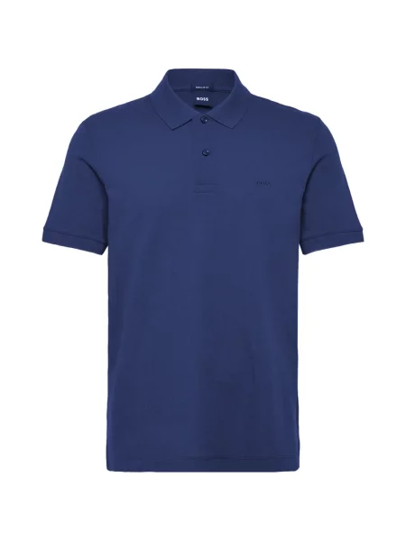 Tricou polo Boss albastru