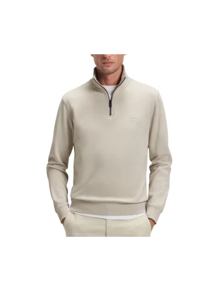 BOSS Bluza Zetrust jasny beżowy