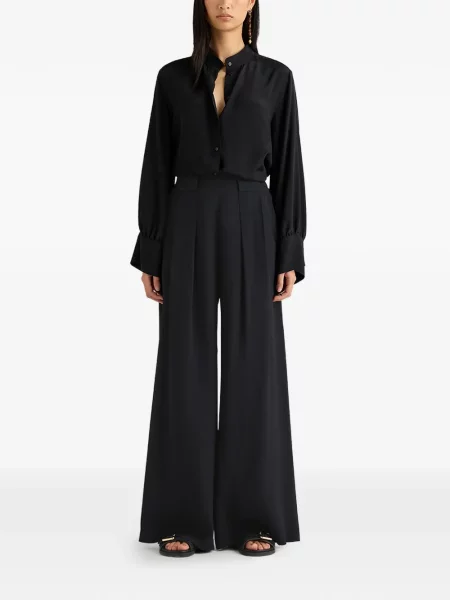 Pantaloni palazzo Momoni negru