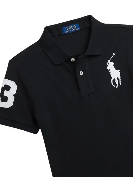 Koszulka polo dziecięca Polo Ralph Lauren czarna