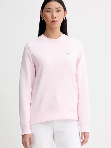 Суитчър Tommy Jeans розово