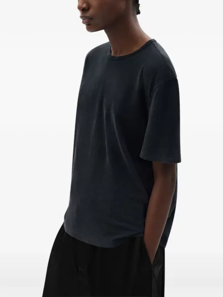 Tricou Ann Demeulemeester din jerseu negru