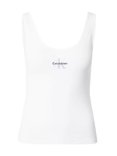 Calvin Klein Underwear Bluză de noapte negru alb