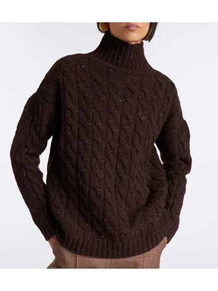 Pulover Max Mara de lână maro