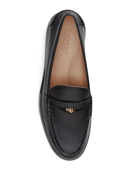 Pantofi loafer Lauren Ralph Lauren negru
